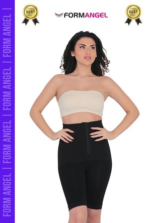 #Korse Yüksek Bel Karın Mide Toparlayıcı Popo Sıkılaştırıcı Paçalı Kadın Agraflı Korse - 2 Adet