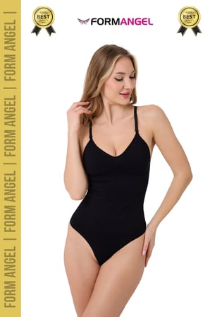 #Korse İz Bırakmayan Kaymaz Seamless Toparlayıcı Dikişsiz Kadın Çıtçıtlı String Body Korse - 5 Adet
