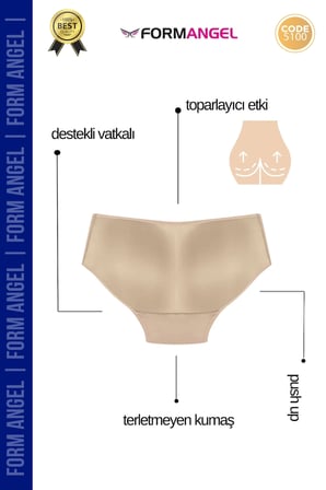 #Korse Doğal Görünüm Sağlayan Dolgunlaştırıcı Toparlayıcı Popo Dolgulu Destekleyici Korse - 2 Adet