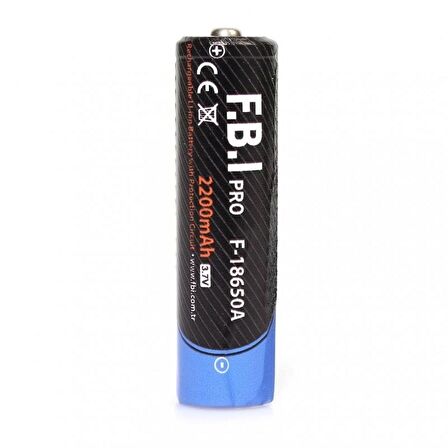 F 18650a 3.7v 2200mah Şarj Edilebilir Li-ion Pil El Feneri Pili 2 Adet