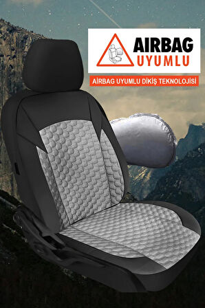 Volvo Xc60 I (2013 Facelift) 2.4 D4 (181 Hp) Awd 2014 UYUMLU  OTO KOLTUK KILIFI GRİ