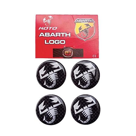 Grande Punto Yuvarlak Abarth Logo Rozet Jant Göbeği