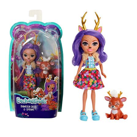 FABBATOYS Enchantimals Ana Karekter Bebekler / +4 yaş
