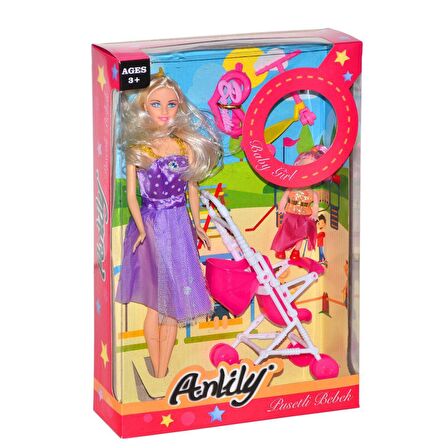 FABBATOYS Anlily Pusetli Bebek / +3 yaş