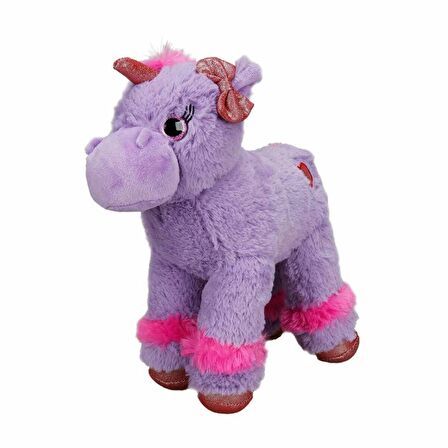 FABBATOYS Unicorn Renkli Peluş At 28 cm