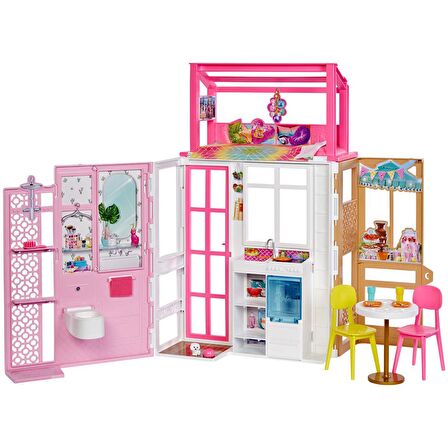 FABBATOYS HCD47 Barbie'nin Taşınabilir Portatif Evi