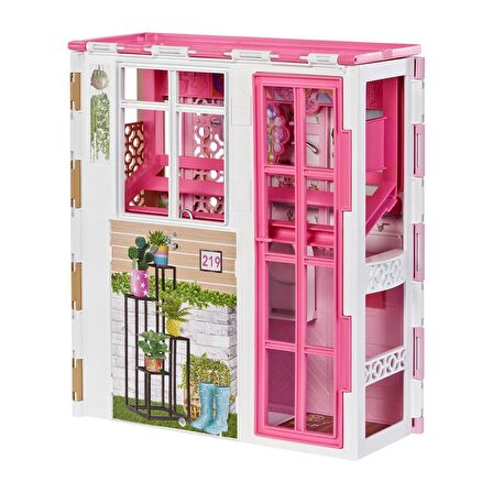 FABBATOYS HCD47 Barbie'nin Taşınabilir Portatif Evi