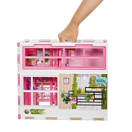 FABBATOYS HCD47 Barbie'nin Taşınabilir Portatif Evi