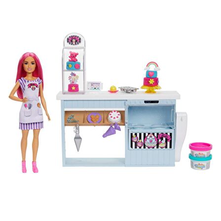 FABBATOYS HGB73 Barbie Pasta Dükkanı Oyun Seti