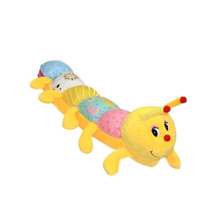 FABBATOYS Desenli Peluş Tırtıl 50 cm