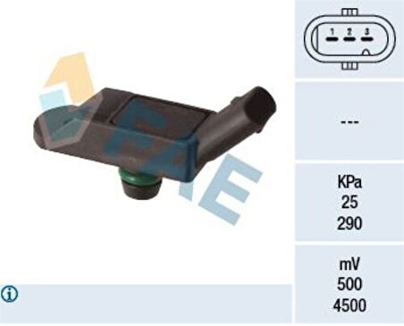 FAE 15186 Emme Basınç Sensörü 308 II-Rcz 1.6 Thp EP5 9806432480