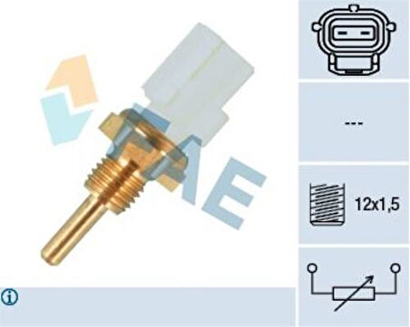 FAE 33255 Hararet Müşürü Corolla 1.4 D4D 2004 2007 Accord 2.2 2005 2008 Yaris 2005 2011 RAV4 2006- 1797000480