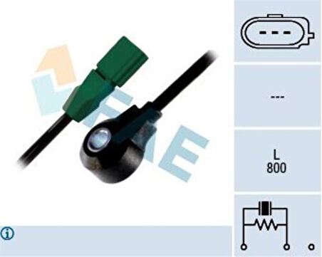 FAE 60192 Vuruntu Sensörü Passat 01-05 A4 99-08 A6 98-05 Superb 02-08 ALZ AWT Azm Alt 07D905377