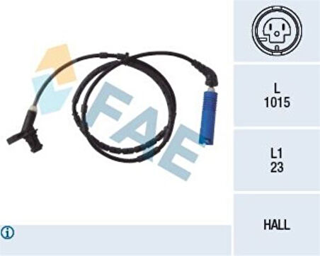 FAE 78039 ABS Sensörü Arka BMW E46 98-05 34526752683