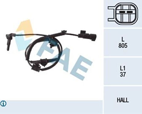 FAE 78110 Ön ABS Sensörü Insignia A 6238228