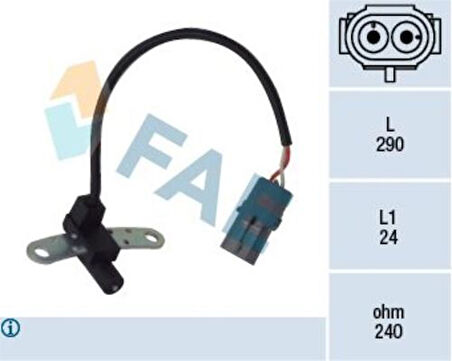 FAE 79021 Eksantrik Mil Sensörü Renault 19 Megane I Clio I Laguna I 1.2 1.4 1.6 1.8 1.8 7700855719