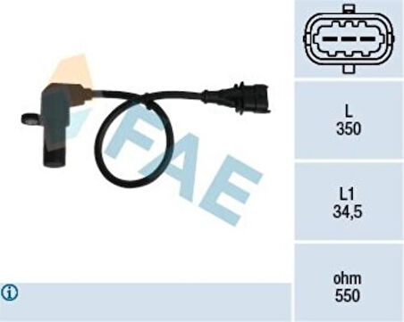 FAE 79069 Krank Devir Sensörü Astra G Vectra B X16XEL X18Xe0 6238459