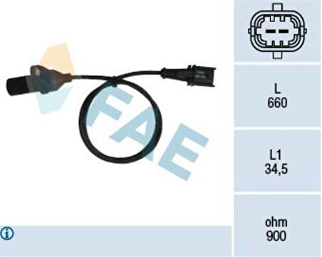 FAE 79220 Krank Mil Devir Sensörü Palio Punto Aleba Stilo 1.2 16V 46754538