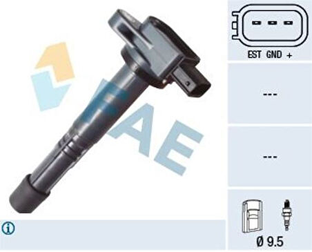 FAE 80348 Ateşleme Bobini Civic Type R 2.0 2001 2005 CRV 2.0 2001 2007 CRV 2.4 2006-S2000 2000-A 30520PNA007