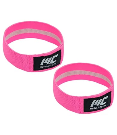 MuscleCloth Squad Band 2'li Paket Pembe Orta