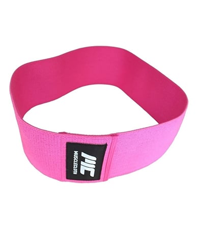 MuscleCloth Loop Band + Active Loop Band Direnç Bandı Seti Pembe Orta