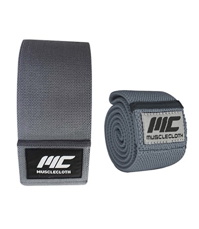 MuscleCloth Loop Band + Active Loop Band Direnç Bandı Seti Gri Sert