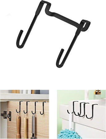 Microcase Paslanmaz Çelik Metal Banyo Duşakabin Mutfak vb Alanlar için Askılık S Model - GÜMÜŞ AL4837  1 Adet