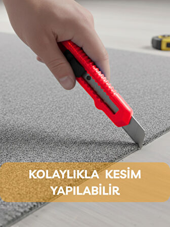 Falçata Plastik Gövde Geniş Maket Bıçağı Büyük Boy Halı Karton Kutu Gündelik Kullanım Hobi Bıçağı 15 CM