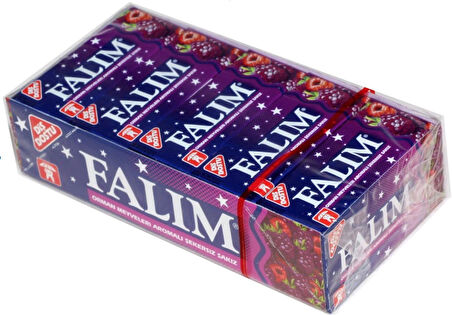 Falım Orman Meyveleri Aromalı Şekersiz Sakız 7 g (20 ADET)