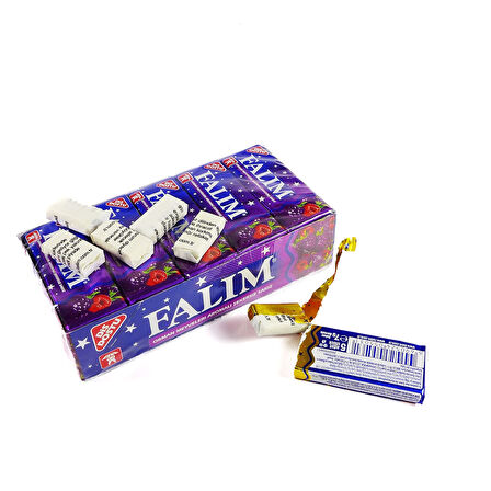 Falım Orman Meyveleri Aromalı Şekersiz Sakız 7 g (20 ADET)