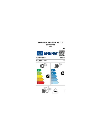 Falken Euroall Season AS210 215/55R16 97V XL M+S 3PMSF Oto 4Mevsim Lastiği (Üretim Yılı:2025)