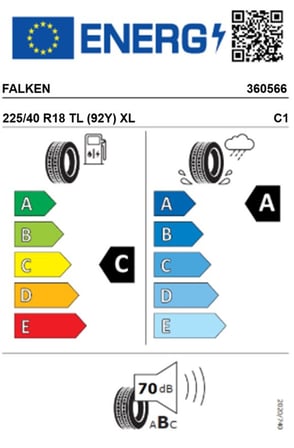 Falken 225/40 R18 TL (92Y) XL AZENIS FK520 FALKEN Yaz Lastiği (Üretim Tarihi:2026)