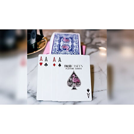 False Casey's Premium Oyun Kağıdı Kartı iskambil Kartları Destesi