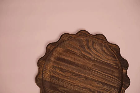 Büyük Boy Ahşap Sunumluk ve Supla %100 Çam