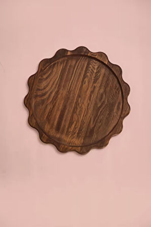 Büyük Boy Ahşap Sunumluk ve Supla %100 Çam