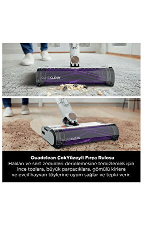 Auto-Empty Sistemli Şarjlı Dikey Süpürge 2l