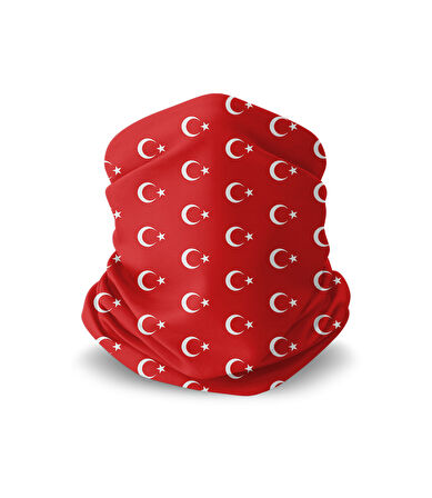 MuscleCloth Çok Amaçlı Boyunluk Ay Yıldız
