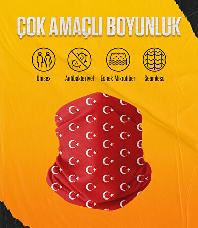 MuscleCloth Çok Amaçlı Boyunluk Ay Yıldız