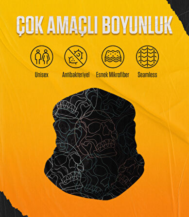 MuscleCloth Çok Amaçlı Boyunluk Skull