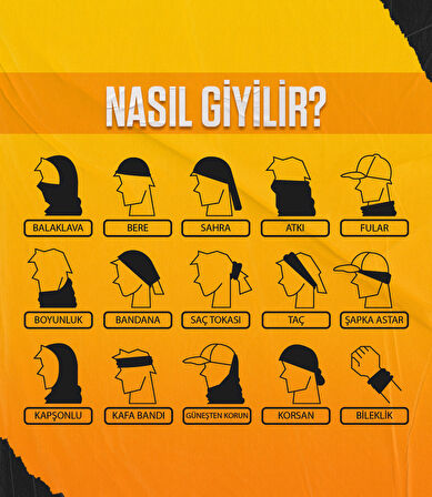 MuscleCloth Çok Amaçlı Boyunluk CNR