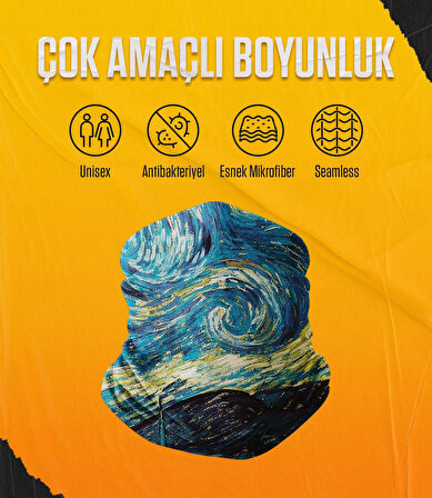 MuscleCloth Çok Amaçlı Boyunluk Starry Night