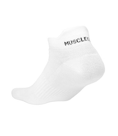 MuscleCloth Low Cut Çorap 3'lü Paket Beyaz