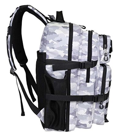 MuscleCloth Tactical Sırt Çantası Gri Kamuflaj