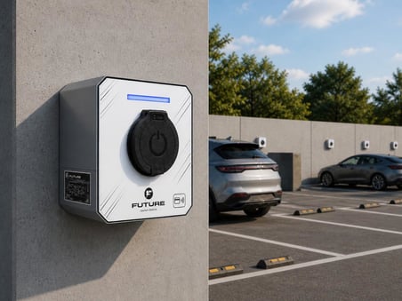 Future Teknik Future Ac Wallbox 22KW - Agent V3 Smart Elektrikli Araç Şarj Cihazı - Soketli