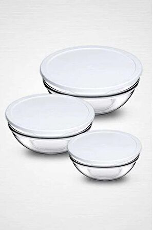 3 Lü Chefs Kapaklı Saklama Kabı 98304