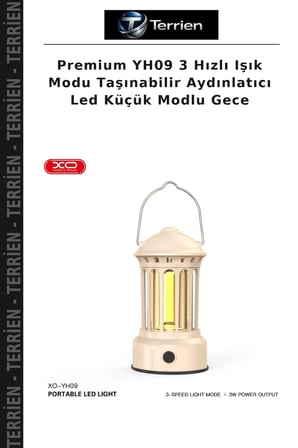 Premium YH09 3 Hızlı Işık Modu Taşınabilir Aydınlatıcı Led Küçük Modlu Gece