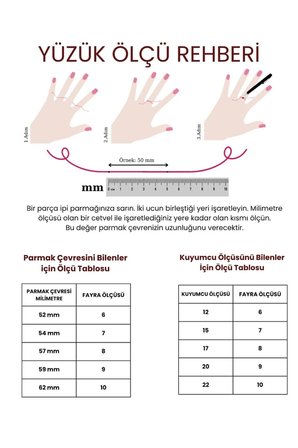 Zirkon Taşlı Gül Figürlü Yüzük