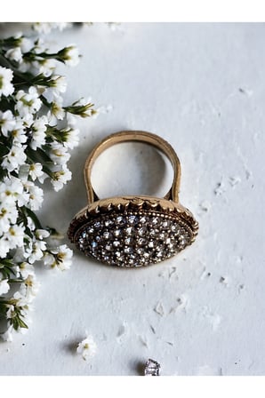 Black Diamond Taşlı Daire Yüzük