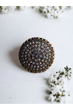 Black Diamond Taşlı Daire Yüzük