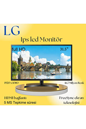 31.5" 5 MS 75 Hz FreeSync Full HD IPS LED Monitör